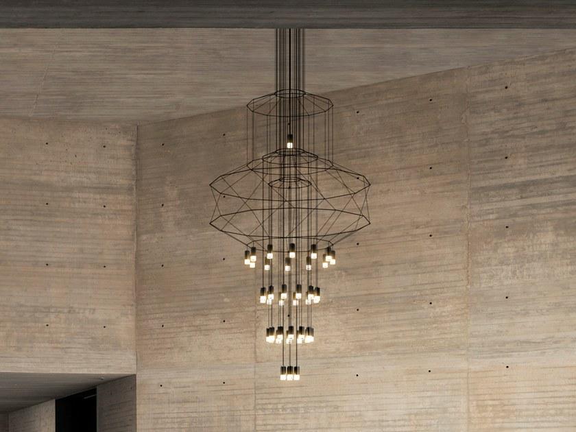 Vibia Светодиодный подвесной светильник с диммером Wireflow chandelier 0374 - Вид №1