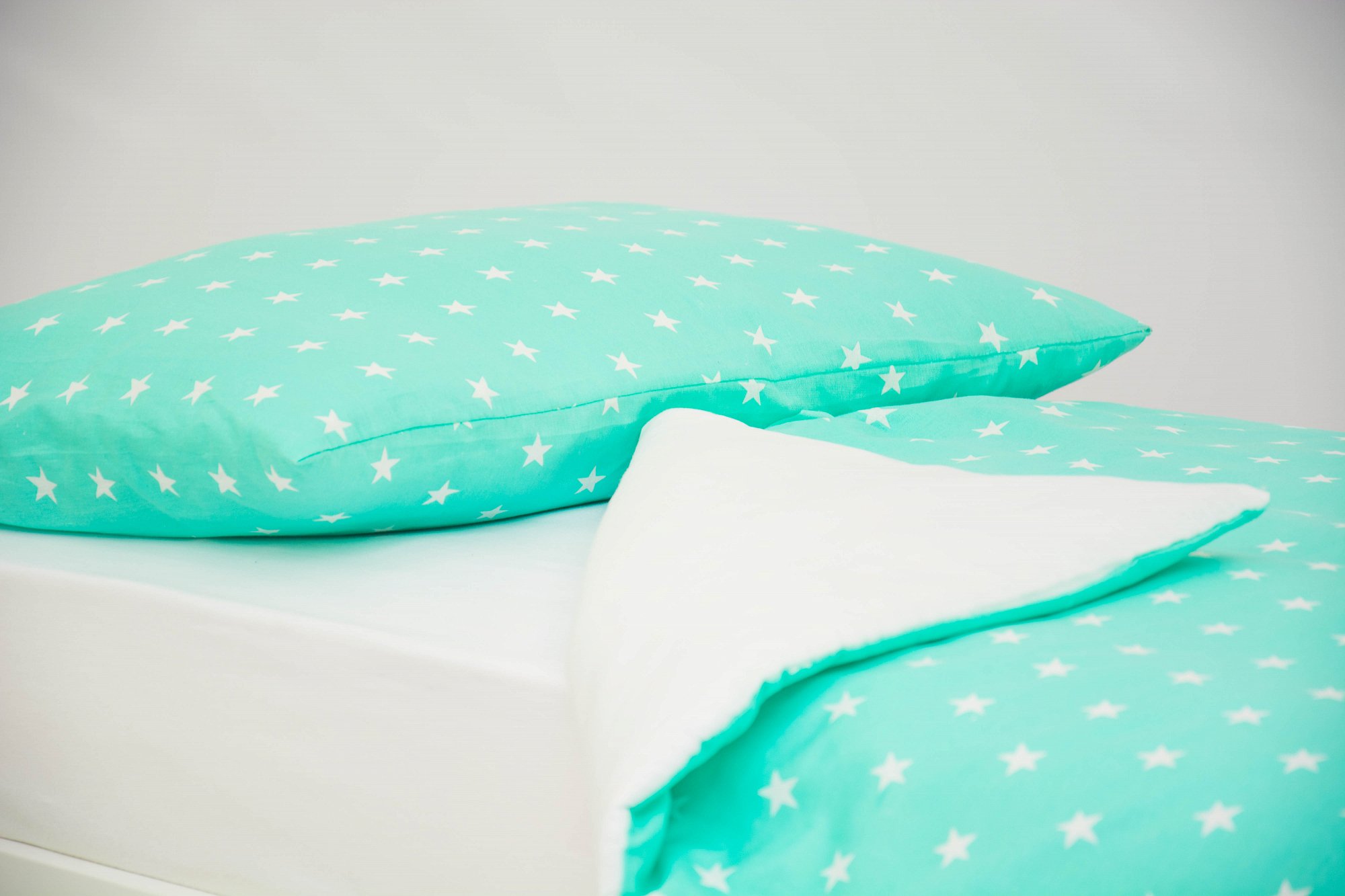 Детское постельное белье "Звезды", мятный фон БЕЛЬМАРКО  327377 Голубой Santreyd  - Вид №2