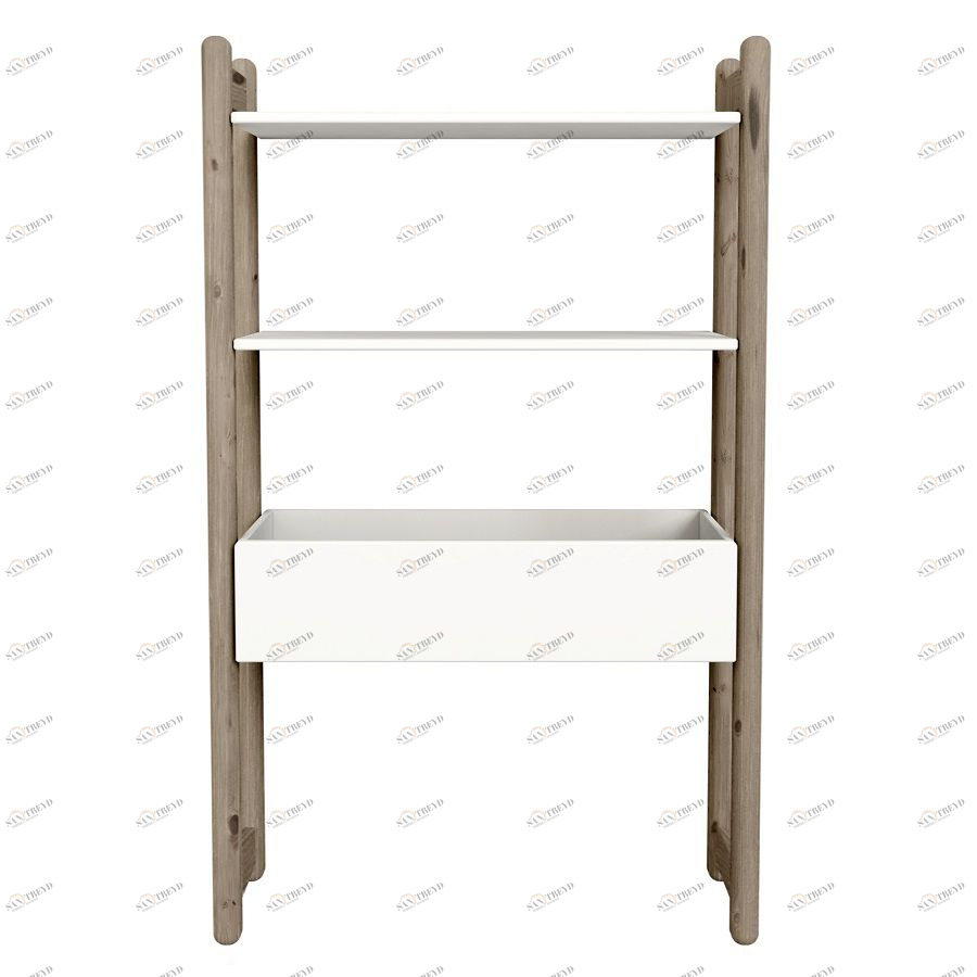 Гарнитур Midi D, 1 полка и 1 ящик-органайзер, коричневый Flexa 812650314