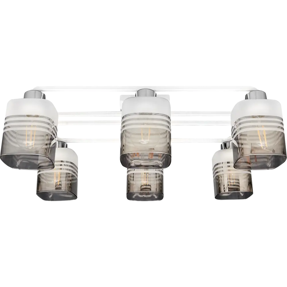 Люстра De City Тетро - современное потолочное освещение с матовыми стеклянными плафонами 84773460 STLM-0054990 - Вид №1