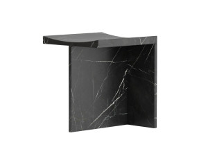Черный мраморный табурет Marquina