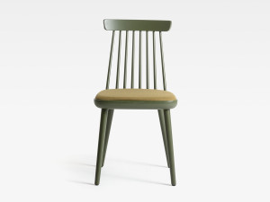 Стул из ясеня с мягким сиденьем