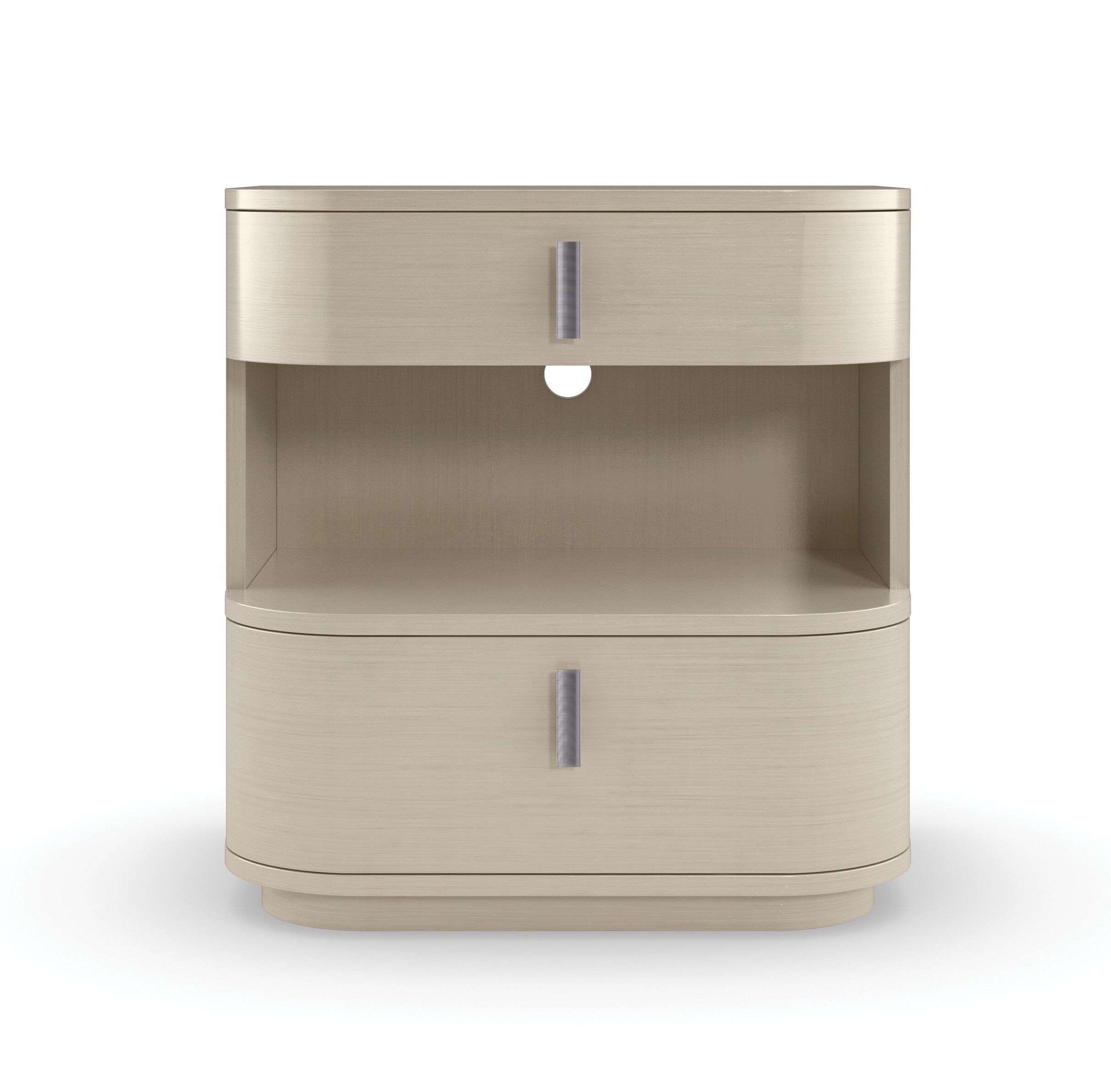 Деревянная прямоугольная тумбочка с ящиками Caracole DEEP SLEEP ARCH-00118937 - Вид №2