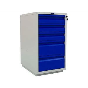 Тумба с 5 ящиками Profi WD-5 46x84x64 см металл синий 87678713 STLM-2205000