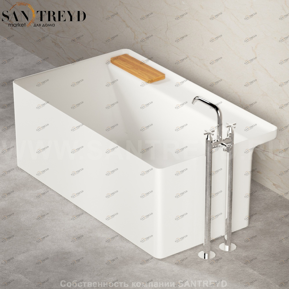 Ванна свободностоящая MARSIGLIA белая Agape AVAS1075ZZ