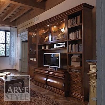 Arvestyle Книжный шкаф из массива дерева с подсветкой Fenice sun-id-1351993 - Вид №5