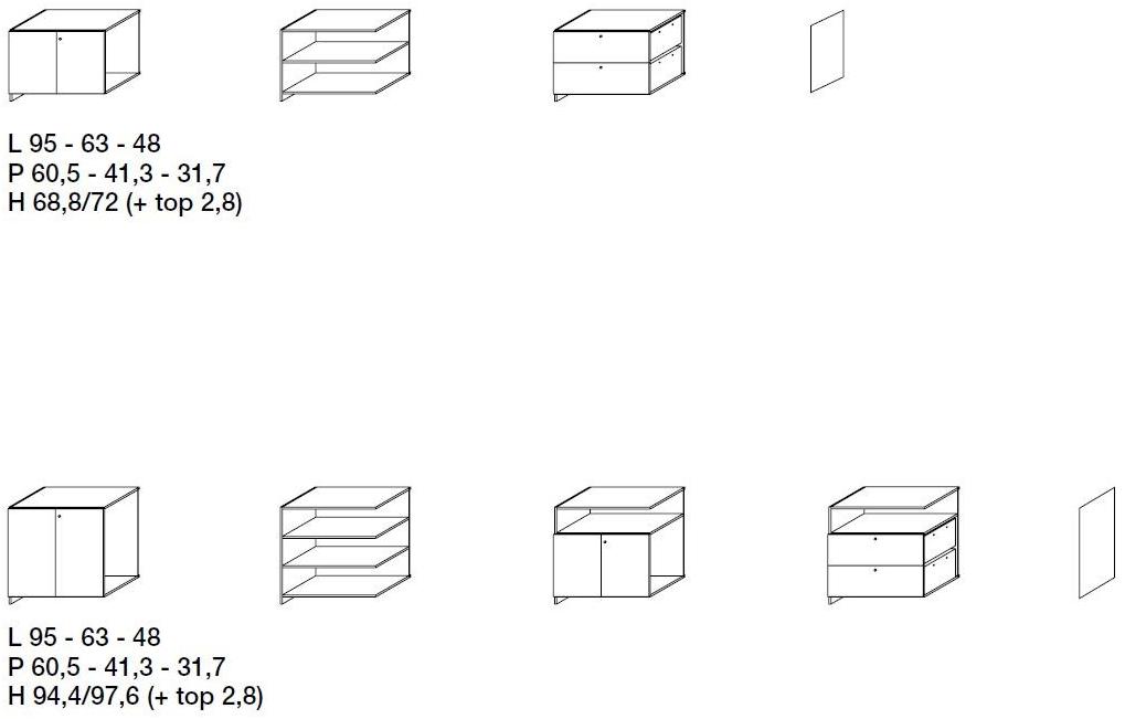 Citterio Высокий офисный шкаф с распашными дверцами с замком sun-id-1489184 - Вид №8
