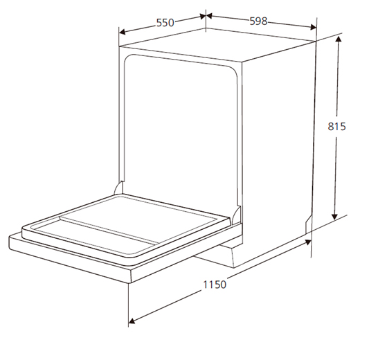 8195225 Встраиваемая посудомоечная машина Kuppersberg GSM 6072 STDN-0044430 - Вид №19
