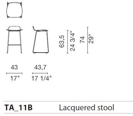 Cappellini Штабелируемый стул с обивкой из кожи или ткани Tate sun-id-1428947 - Вид №8