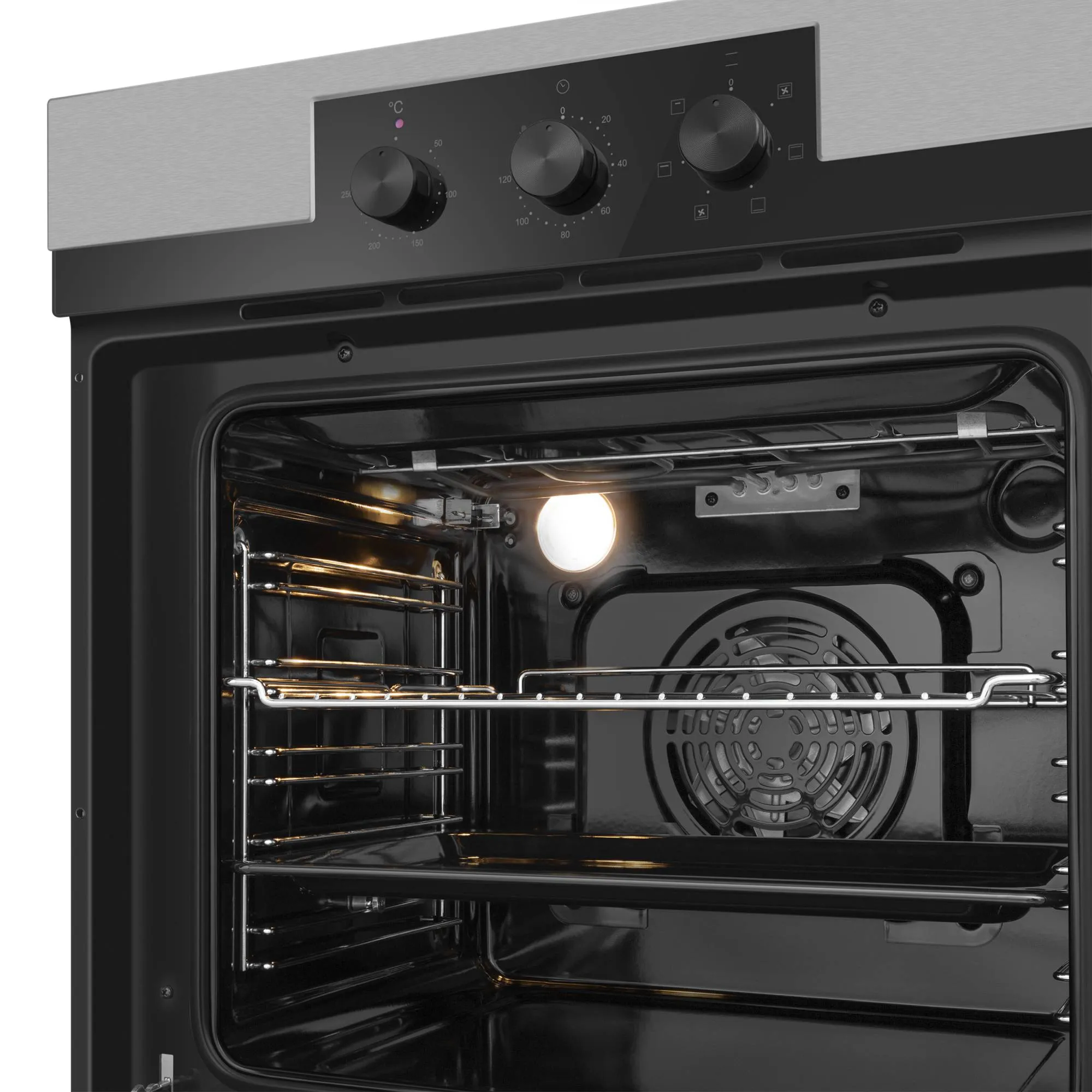 9168817 Электрический духовой шкаф Meferi MEO606IX LIGHT серебристый STDN-0075140 - Вид №9