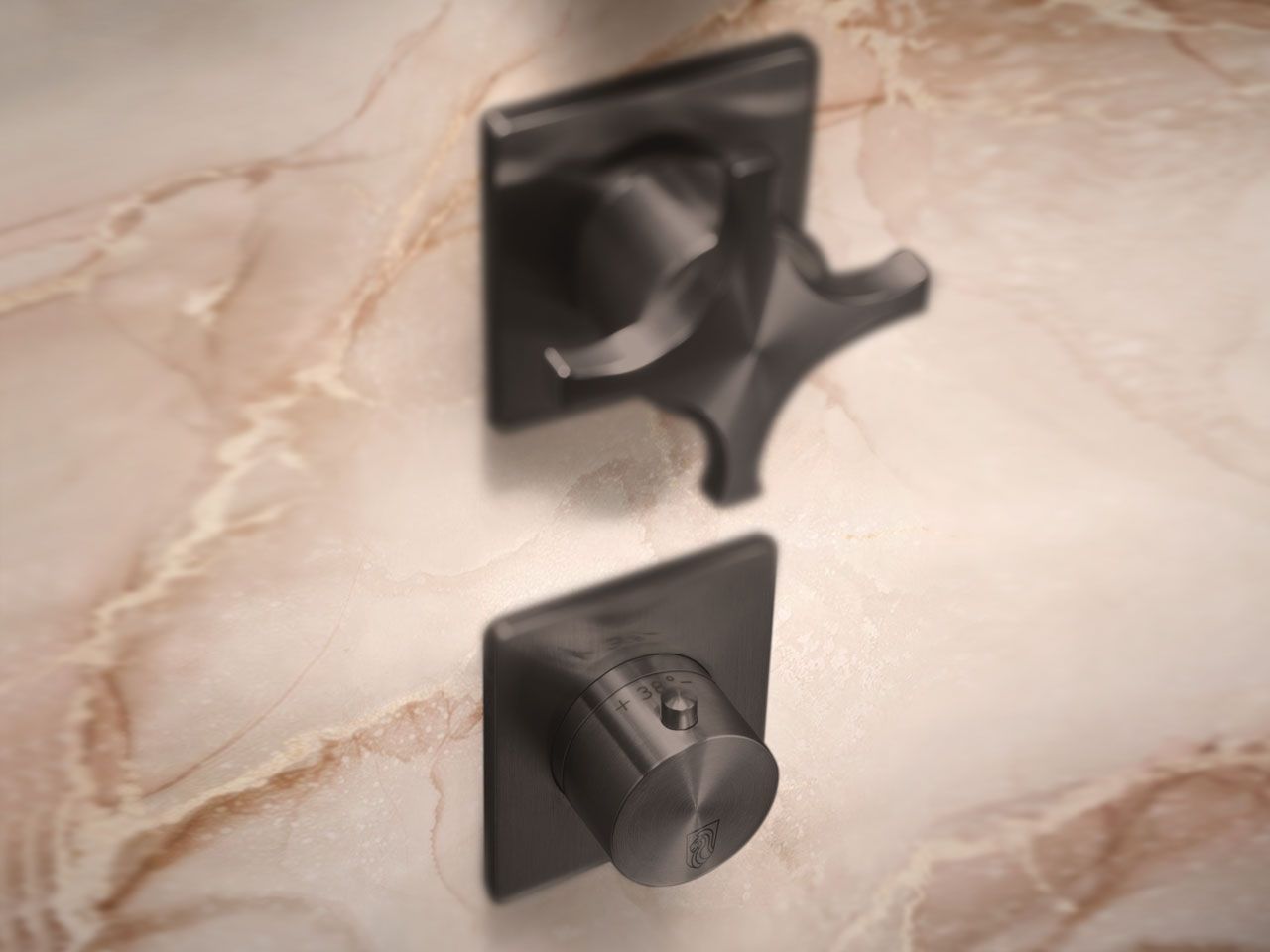 Встраиваемый термостатический смеситель для душа с переключателем Radomonte Dixi ARCH-00118729 - Вид №1