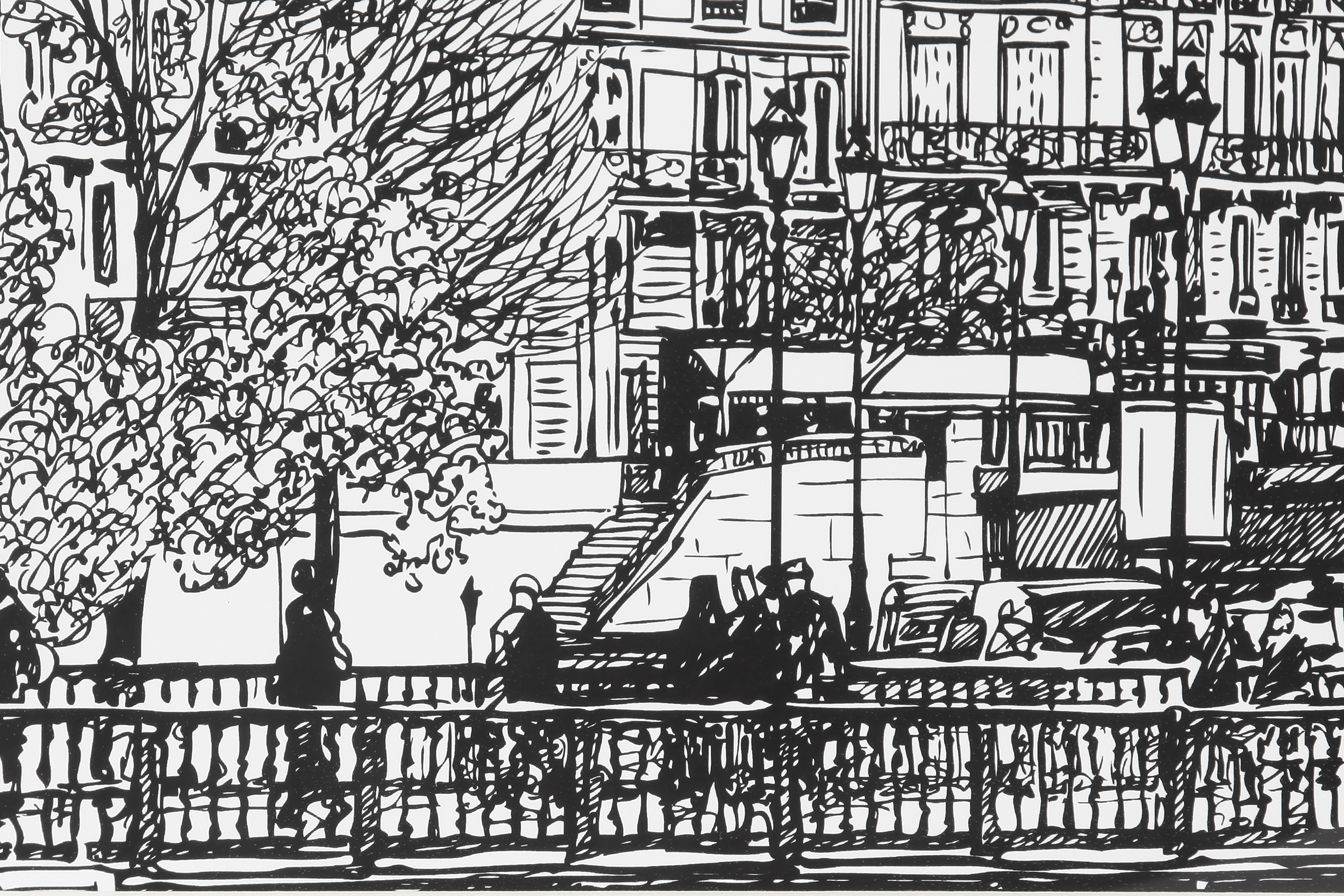 2000983162113 Постер Ile Saint-Louis LINIE DESIGN  - Вид №1