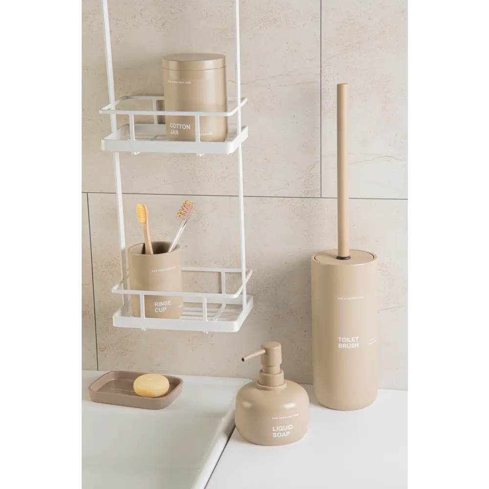 Стакан для зубных щеток Vidage Kitba полирезин цвет бежевый STLM-2107925 - Вид №2