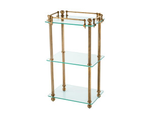 Шкаф для ванной комнаты из железа и стекла