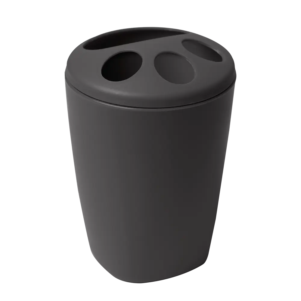 Стакан-подставка BEROSSI Aqua для зубных щёток в стиле базальт 89350159 STLM-0993337