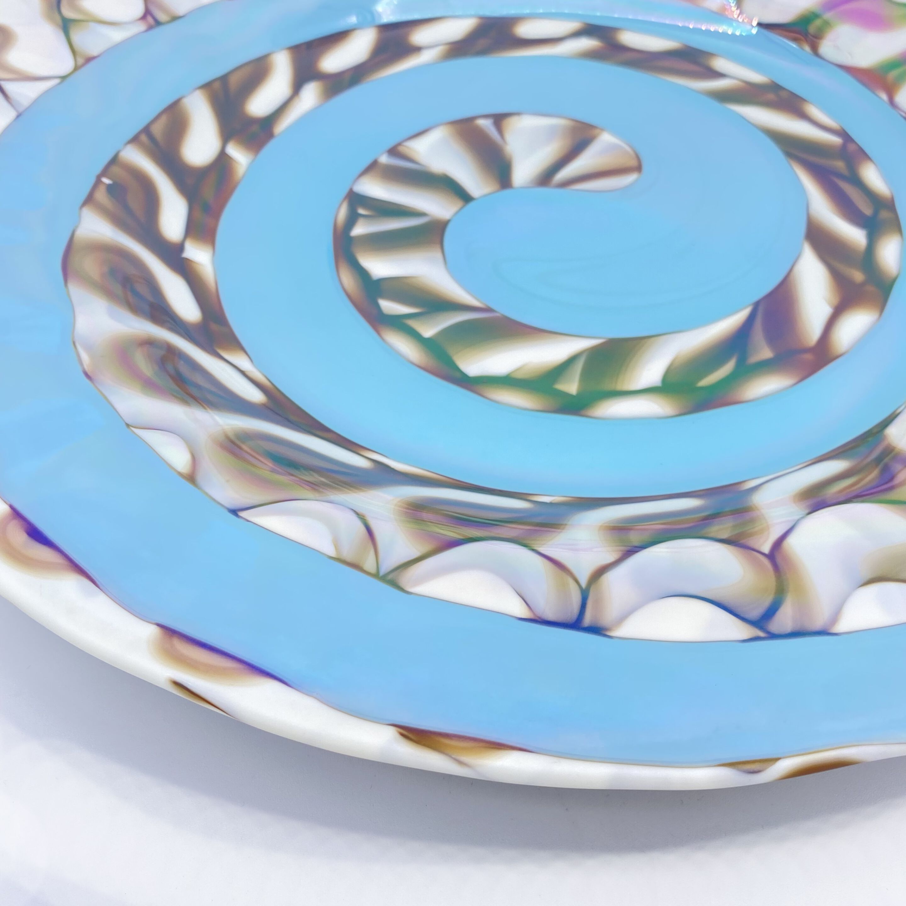 Тарелка для фруктов из муранского стекла ручной работы YourMurano Decorative Plates ARCH-00046014 - Вид №5