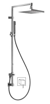 32450/ID-CR CARIMALI Скрытая, Extreme душевая лейка 