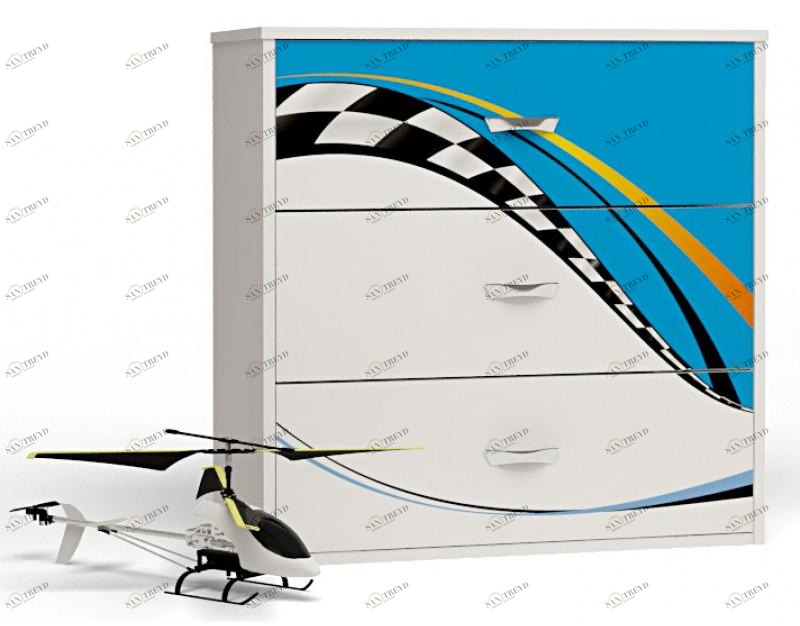 Комод ABC-KING La-Man голубой 4631148150850