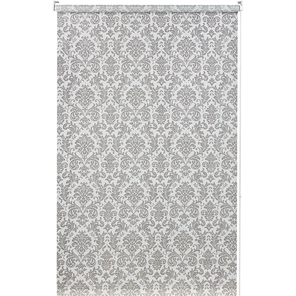Штора рулонная Legrand Дамаск 100x175 см цвет серый 86542179 STLM-2142756 DOMLEGRAND