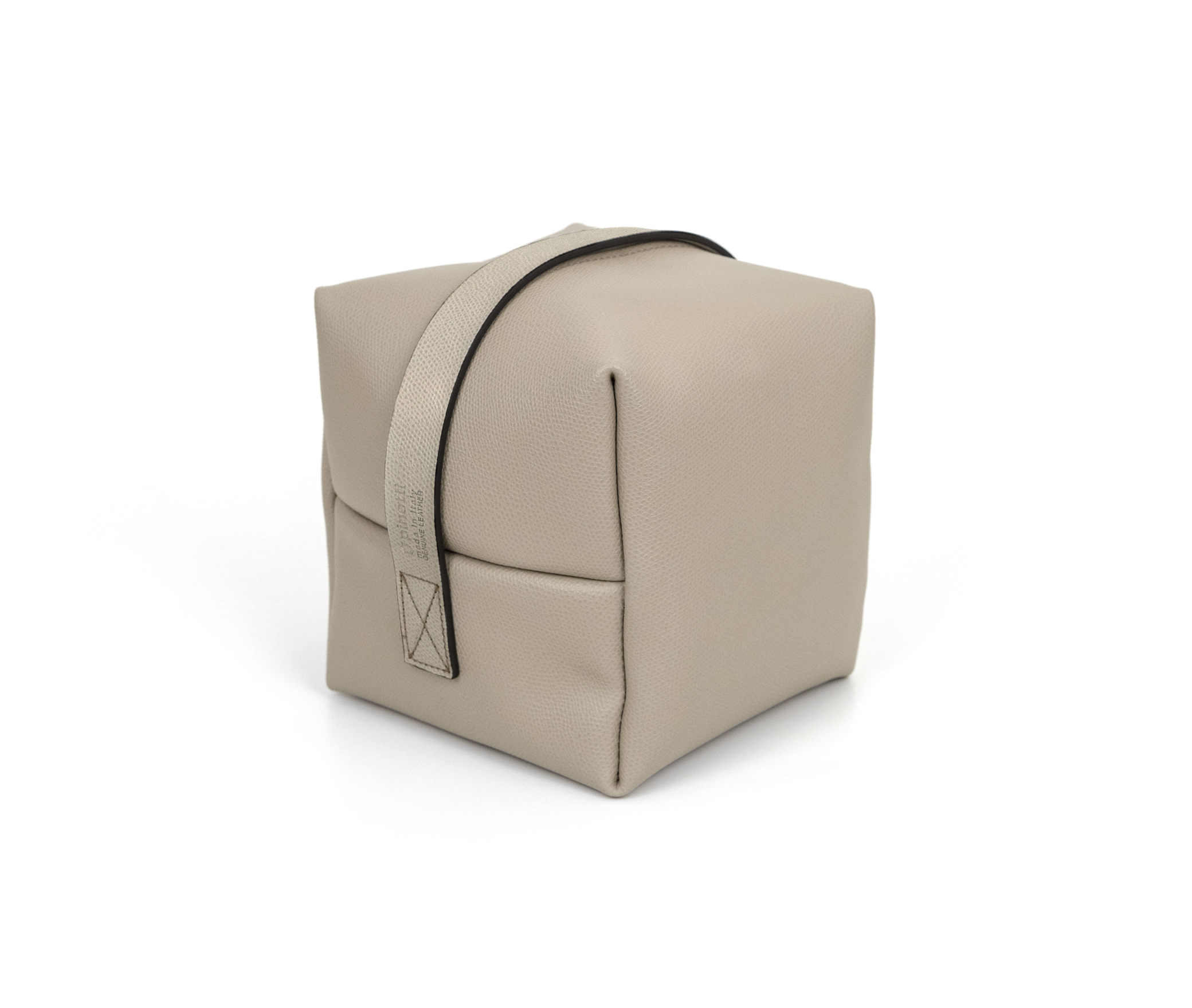 Дверной упор - 17X17XH17 см / зернистая кожа_coffee Pinetti 00.1870.029.015 - Вид №2