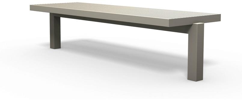 BENKERT BANKE Скамейка из нержавеющей стали Sicorum sun-id-1362165 - Вид №1