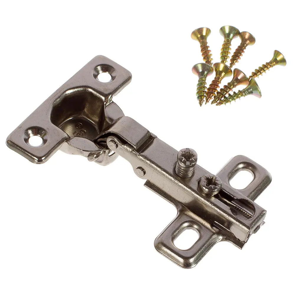 Петля мебельная накладная Key-hole H401A21, 15х54 мм, сталь, цвет сталь, 2 шт. 11641137 STLM-2208949 BOYARD  - Вид №1