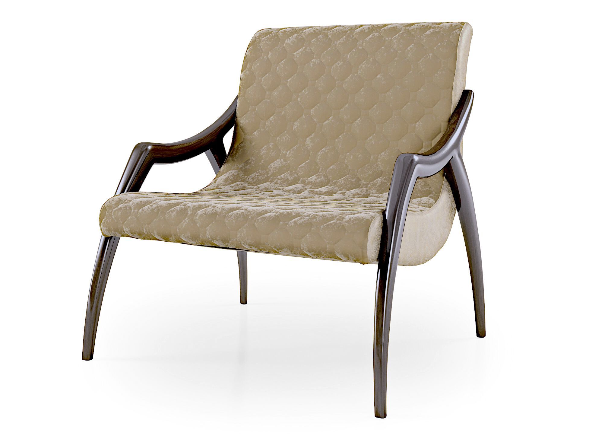 Кожаное кресло с подлокотниками Bizzotto Italia Symphony-Infinity ARCH-00000535 - Вид №1