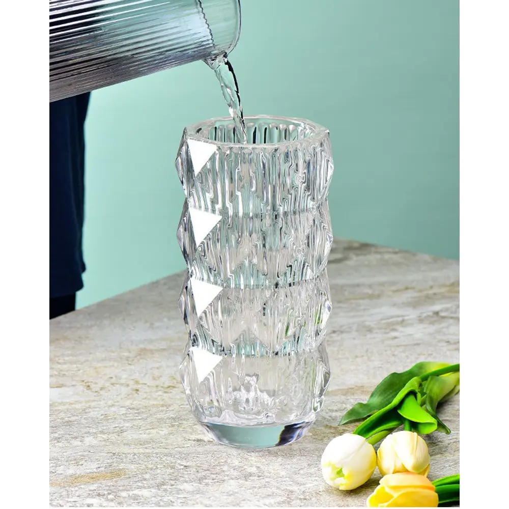 Ваза Santreyd Compliment — прозрачная стеклянная для цветов 23 см 89342795 STLM-0832359 - Вид №3