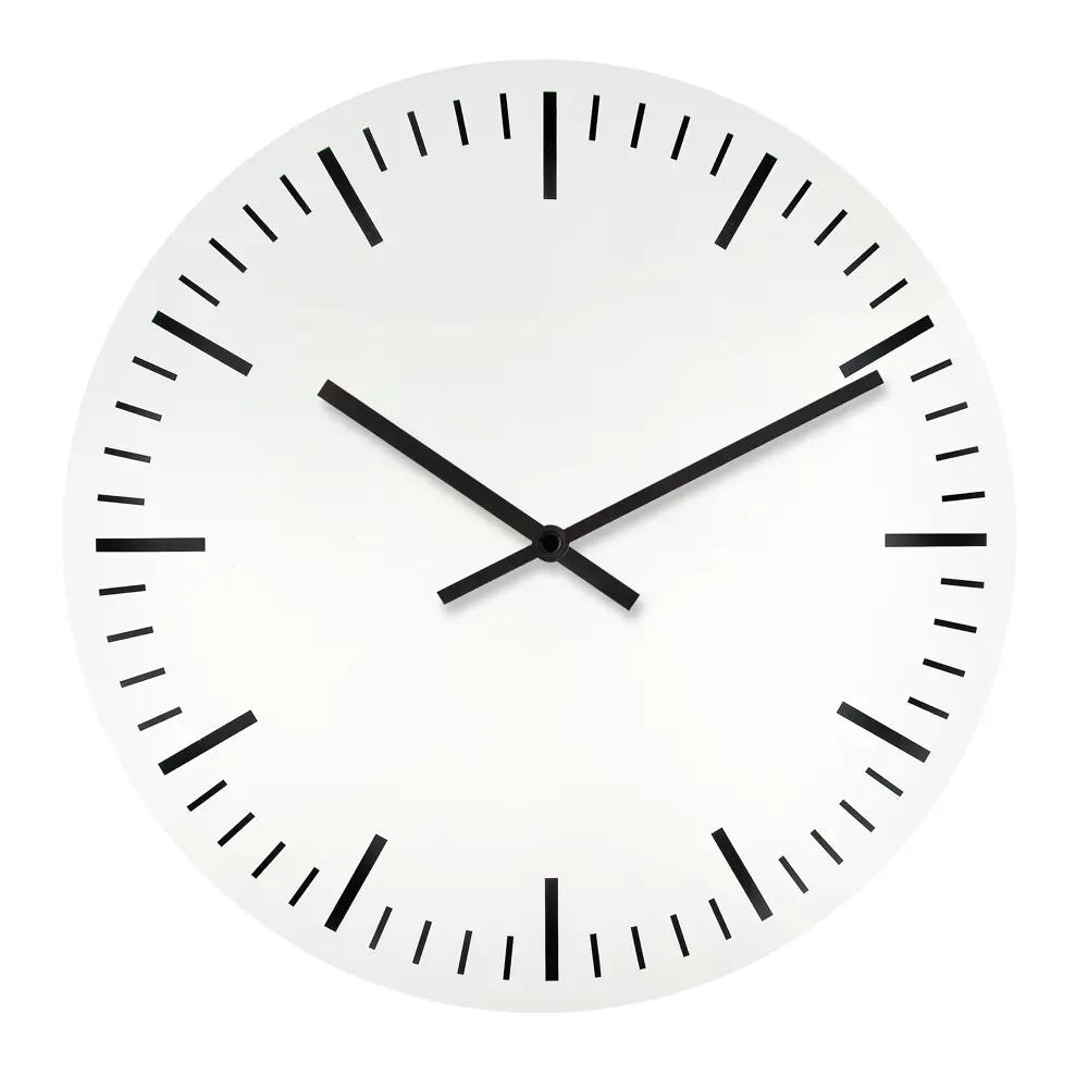Настенные часы Troykatime Minimal White - бесшумные круглые часы для современного интерьера 87543927 NEO-CLASSIC STLM-0835749