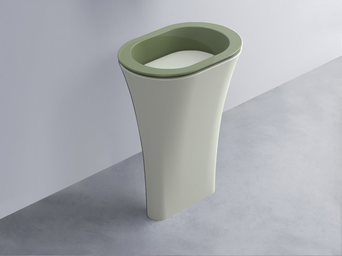 AMLA65-AG+AMPILO-PM+AMCOLO-PM Раковина Amedeo Ovale отдельностоящая cielo Enjoy + Amedeo Ceramica Cielo