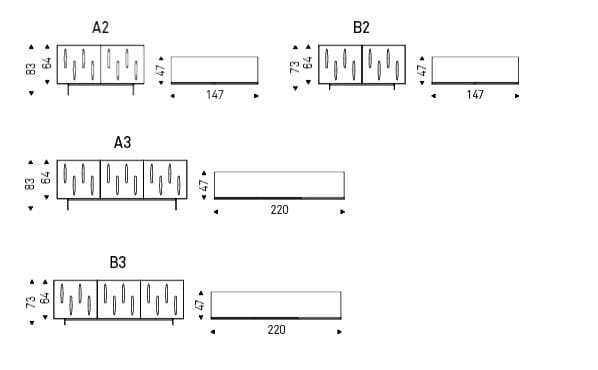 Хрустальный шкаф с распашными дверями Cattelan italia CARNABY ARCH-00034098 - Вид №8