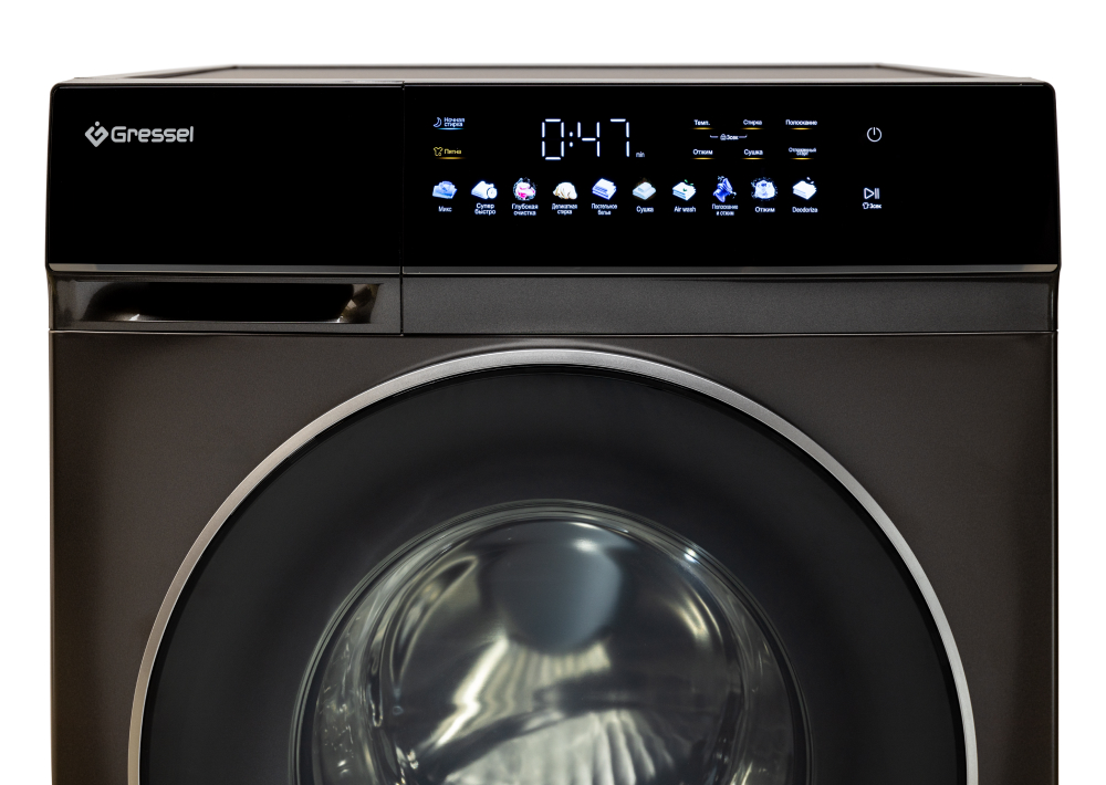 9256870 Стирально-сушильная машина Gressel RUBS77603 черный STDN-0115082 - Вид №10