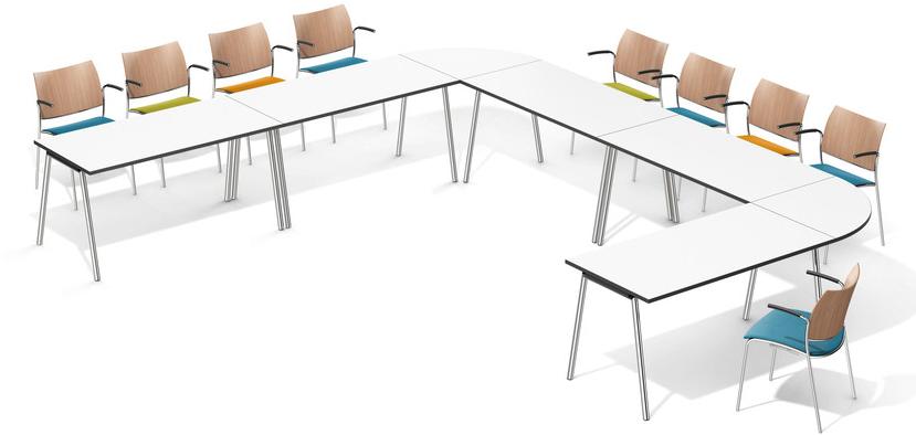Casala Модульный стол для переговоров из дерева Lacrosse iii 9546-12 - Вид №1
