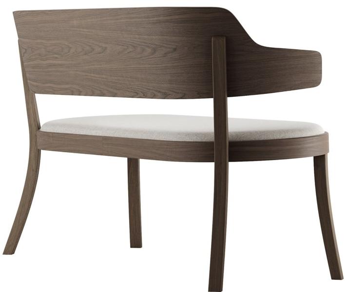 horgenglarus Скамья из массива дерева со спинкой Seley 17-423  - Вид №2