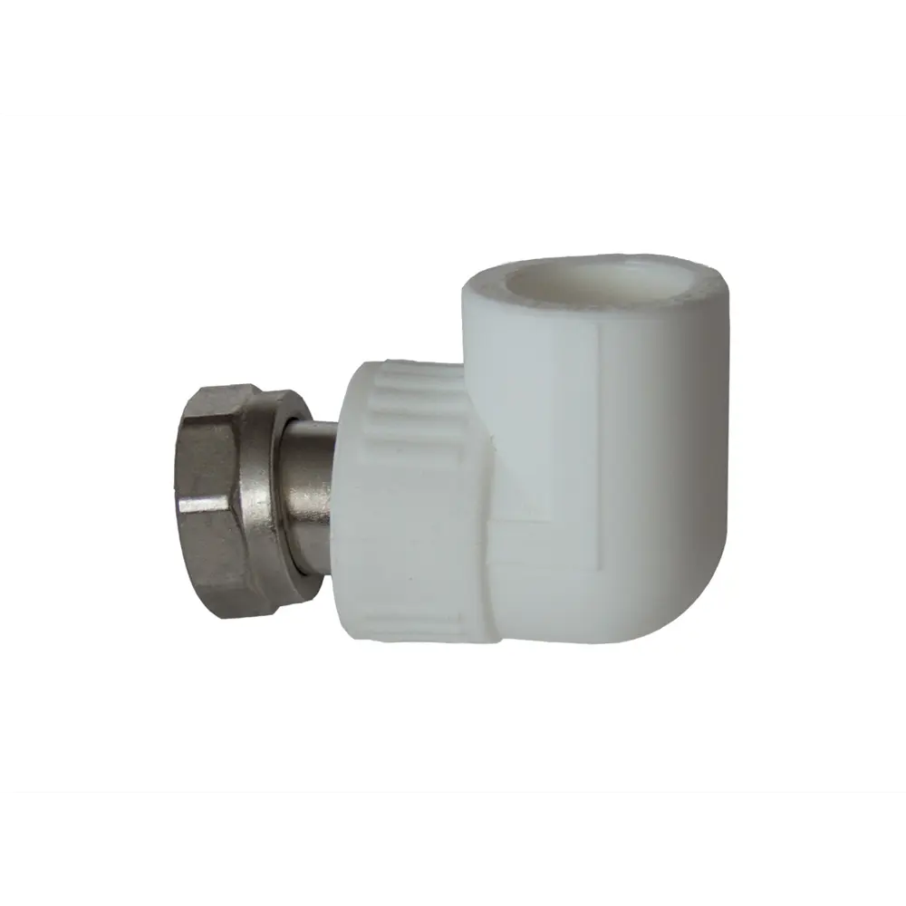 Угловой фитинг Политэк с накидной гайкой 1/2"×20 мм для систем водоснабжения 86689654 STLM-1570952 - Вид №1