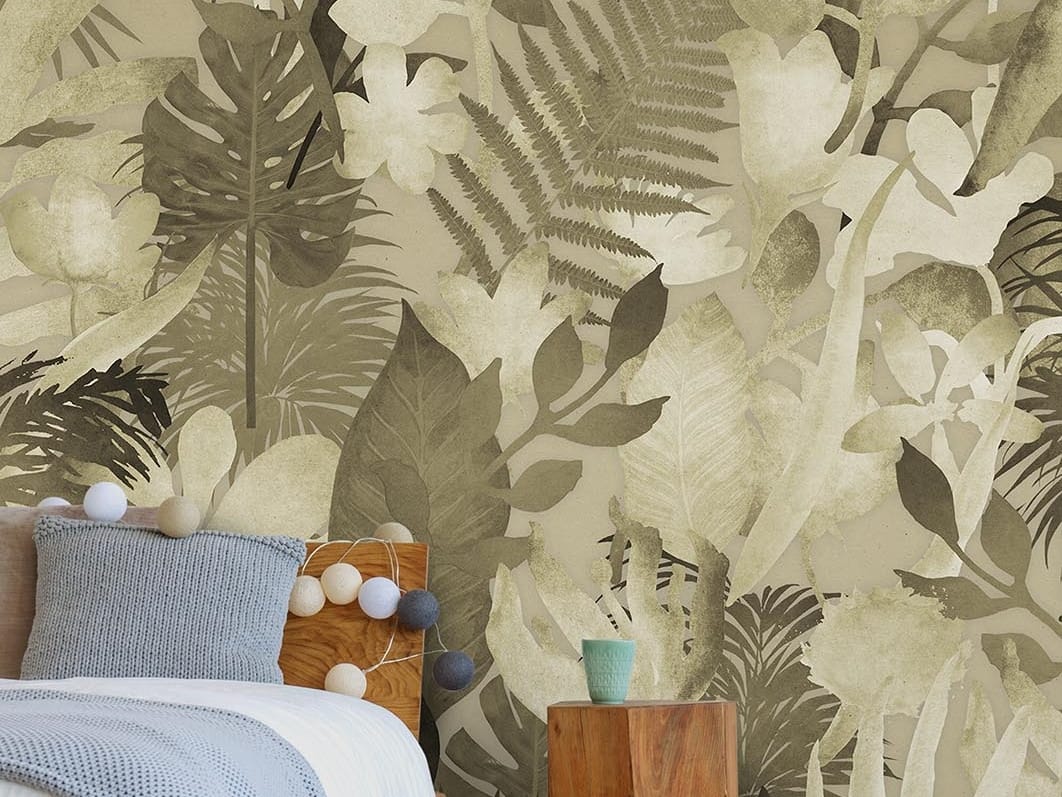 Тропические обои ПВХ бесплатно, ЭКО, моющиеся WallPepper Online SELECTION ARCH-00083089