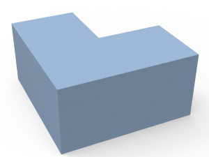 Модульная скамья из пены QM без спинки