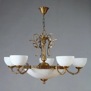 Подвесная люстра Ambiente Seville 02140/5 AB белая AMBIENTE ДИЗАЙНЕРСКИЕ, SEVILLE 188232 Белый