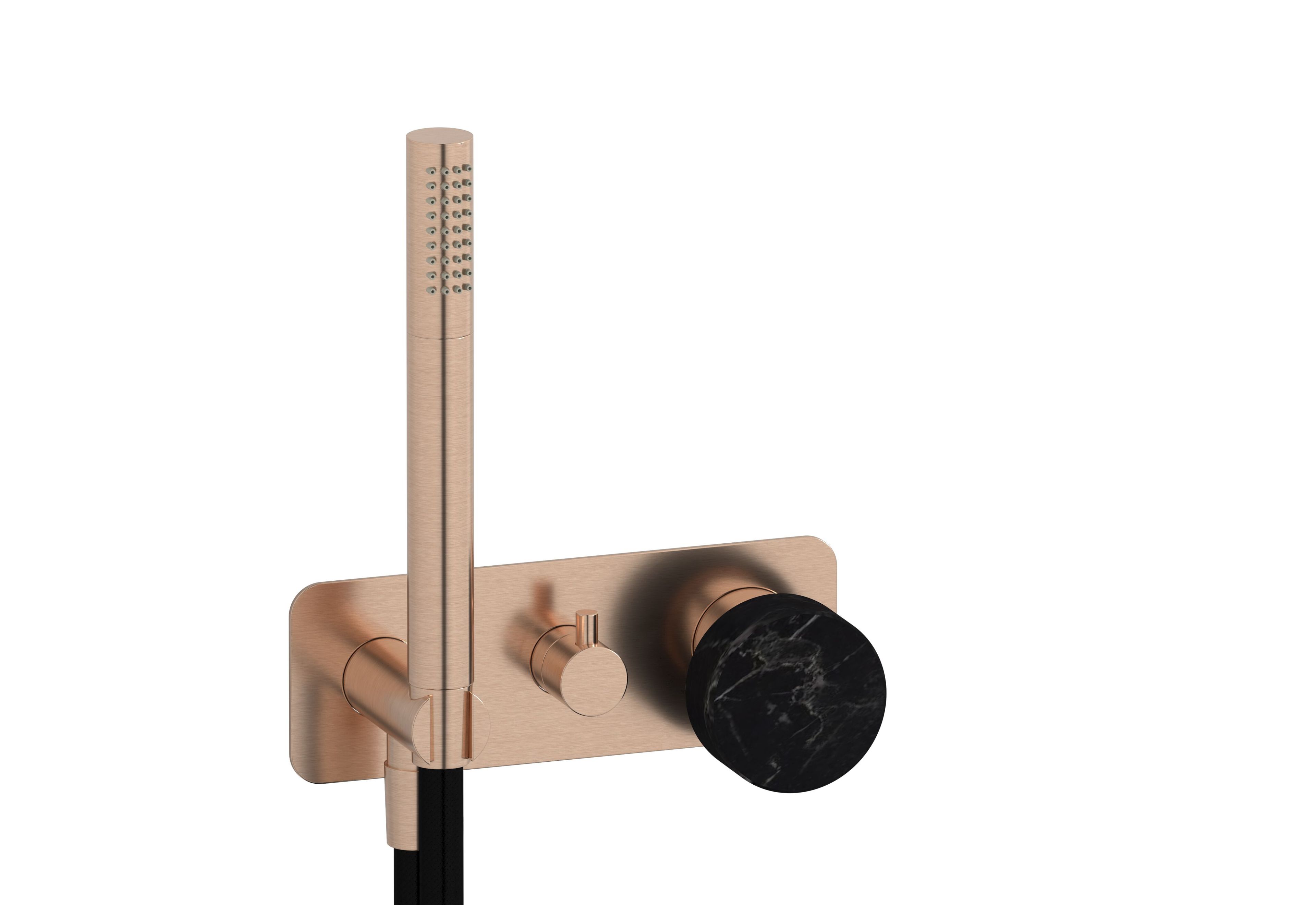 Мраморный встраиваемый смеситель для душа с ручным душем IB мрамор + мрамор Elle ARCH-00137390 - Вид №14