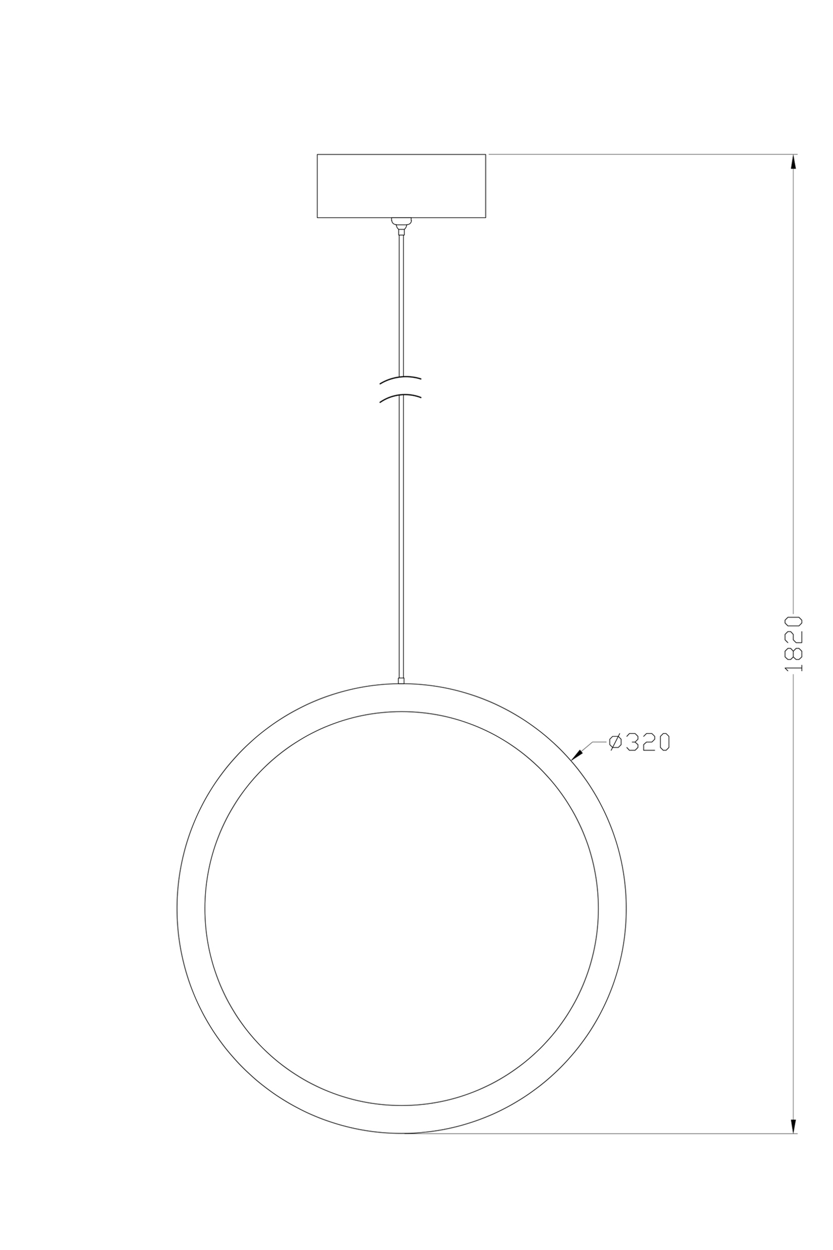 2000983199898 Подвесной светильник O-Wood диаметр 32 ELECTRORETRO Light Wood  - Вид №6