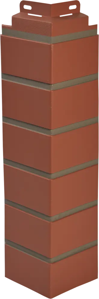 Наружный угол FineBer для фасадных панелей «Кирпич» 14380278