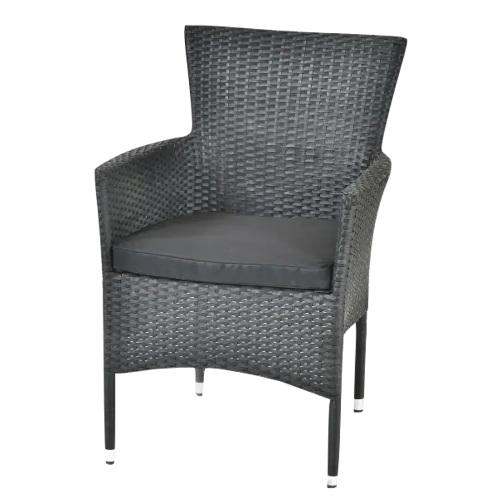 Садовое кресло с подушкой Аскер GS015 61x56x87 см черный 86283585 STLM-2163690 Santreyd - Вид №4