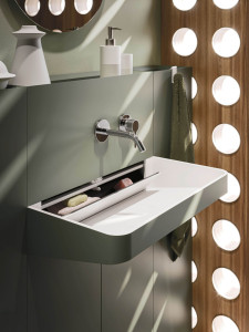 Модульный шкаф для умывальника с раковиной из Ocritech