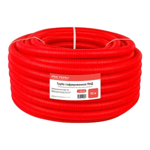 Гофрированная труба РОСТЕРМ 25 мм для защиты коммуникаций, 50 м 89401687
