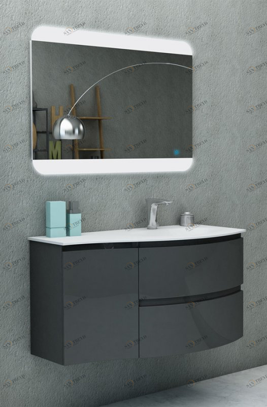 Мебель для ванной CEZARES VAGUE 104 Antacite 44221