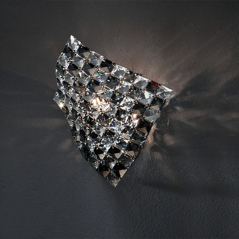 Бра настенное серебристое Saten 160785 SCHULLER  00-3882788 Серебро  - Вид №1