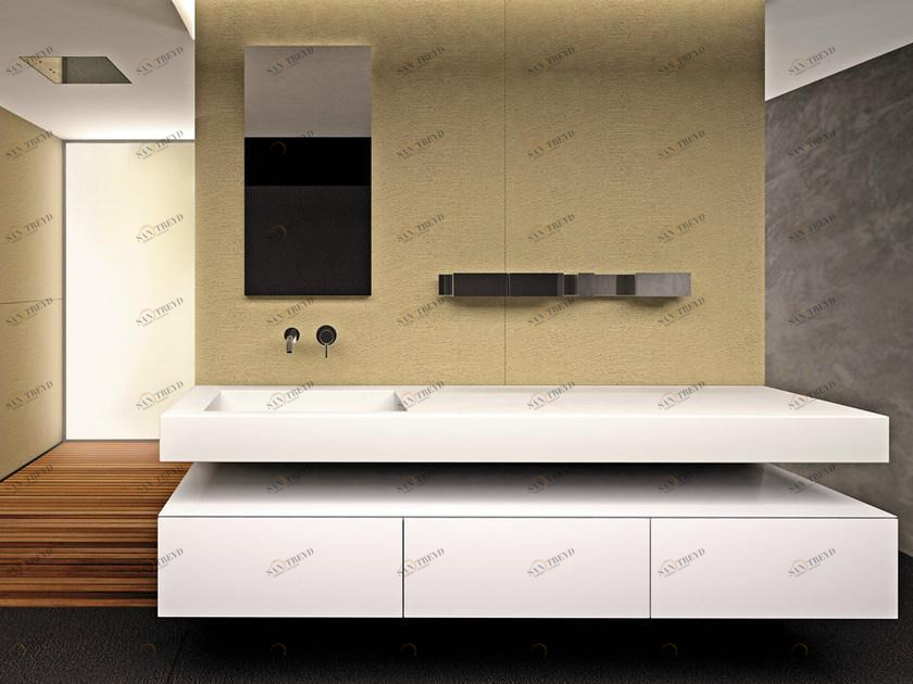 Moab80 Лаковая тумба под умывальник с дверцами Block2 sun-id-1407310