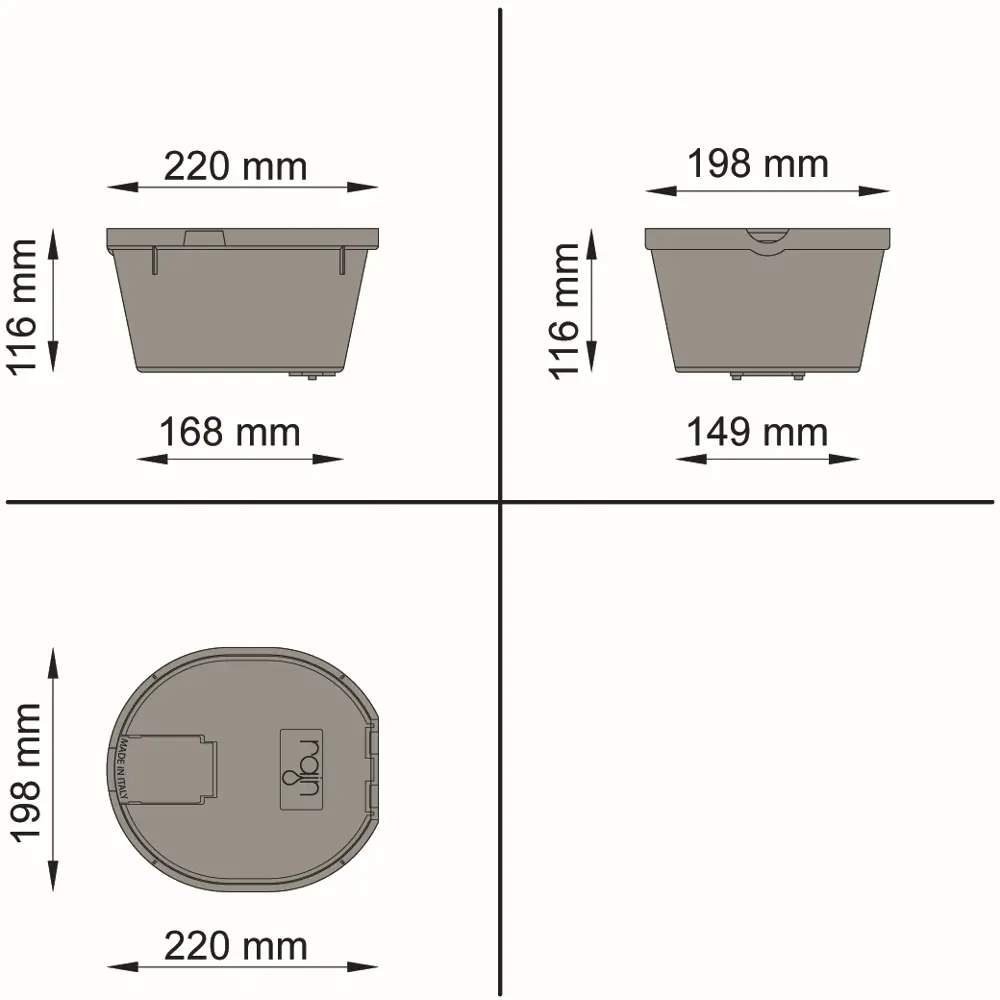 RAIN Короб для садовой розетки с краном и защитной крышкой 81874354 STLM-0013872 - Вид №18