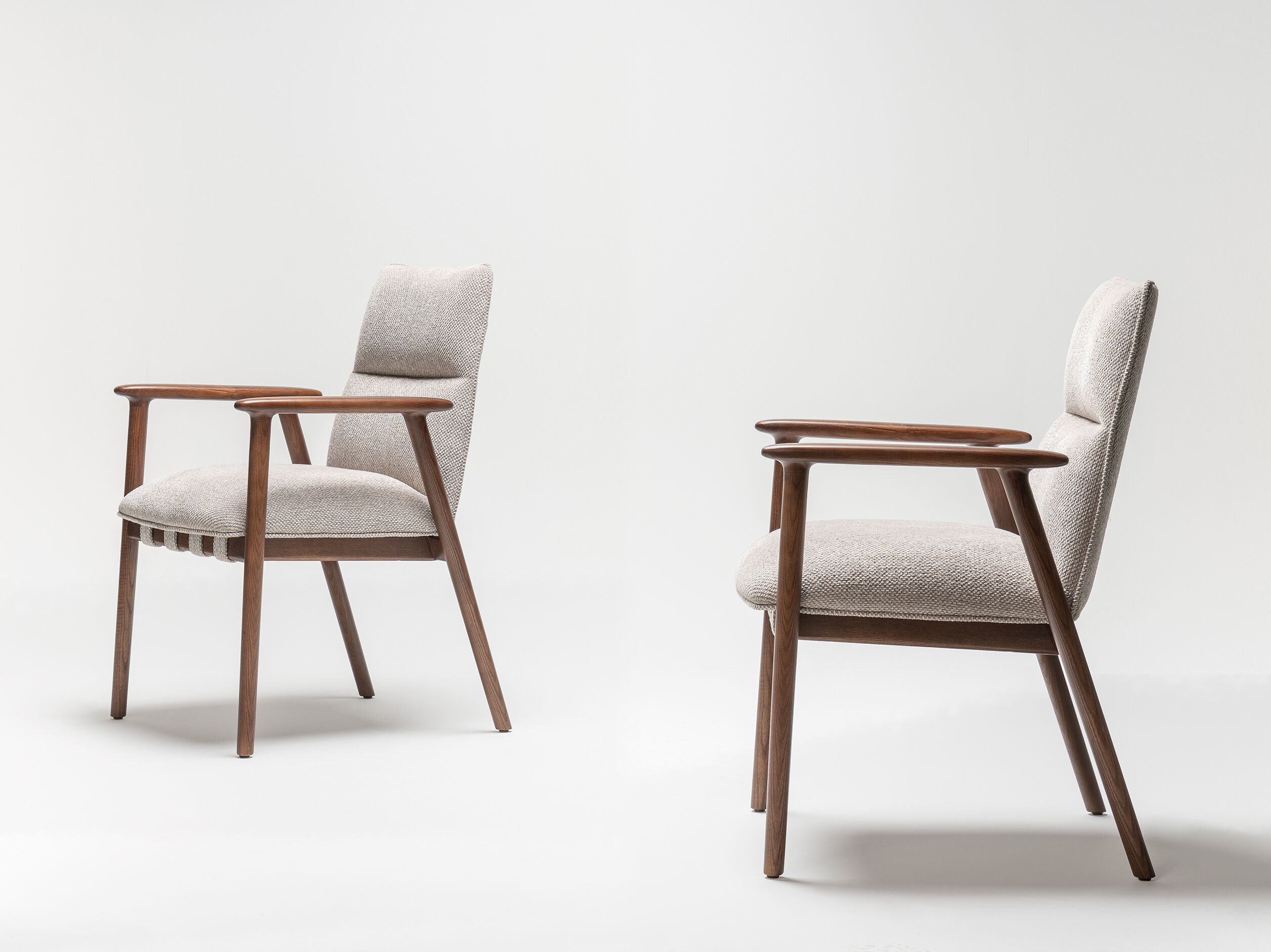 Тканевый стул с подлокотниками Papell Design Uriah ARCH-00124242 - Вид №4