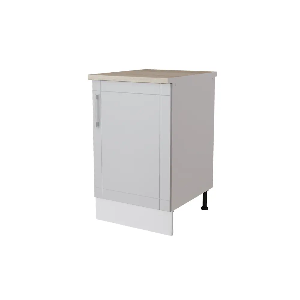 Напольный шкаф Тортора 49.6x52x82.2 см МДФ цвет серый 82929874 STLM-2099610 Santreyd